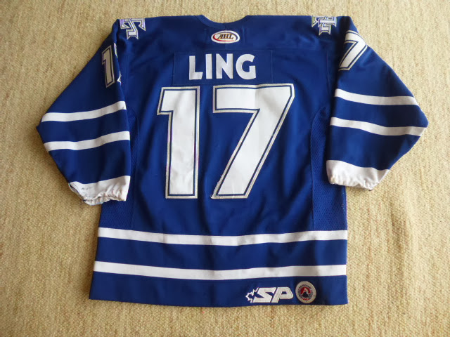 17 – David LING ”A” - ST. JOHN MAPLE LEAFS - Gameworn Hockey