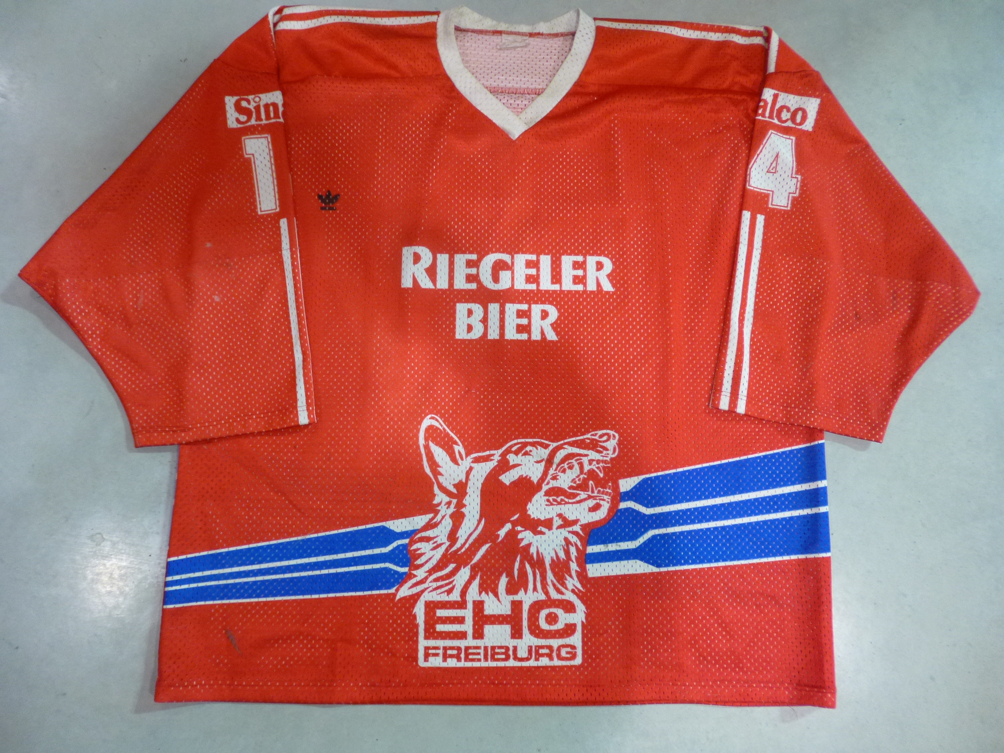 Shirt Hockey Die Adler Mannheim Size XL Jersey Trikot of The 10#